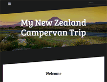 Tablet Screenshot of mynewzealandcampervantrip.com